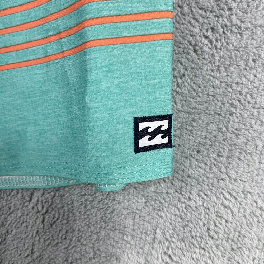 Billabong Board Shorts Men 32 Teal All Day Pro Recycler Striped Performance Surf - Picture 5 of 13